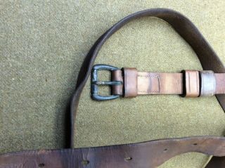 QUARTER STRAPS pr M1904 McClellan Cavalry Saddle full length with Sliding Loops 6