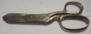 Antique Scissors Medical Use Military Arrow Mark Evans & Co 31 Stamford St C1890