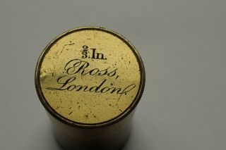 Ross London Microscope Objective 2/3 Inch (RMS Thread) 2