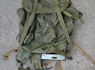 US MILITARY ALICE COMBAT FIELD PACK MEDIUM LC - 1 RUCKSACK COMPLETE W/ FRAME 3