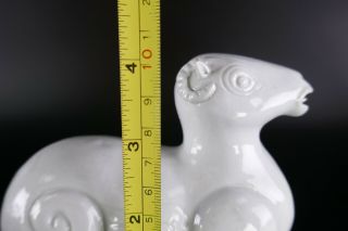 19th/20th Century Chinese Porcelain Blanc de Chine Dehua Pair Animal Figurines 9