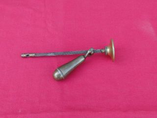 Antique Brass Archimedes Screw Type Medical Drill