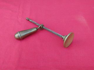 ANTIQUE BRASS ARCHIMEDES SCREW TYPE MEDICAL DRILL 4