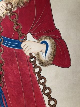 Chinese Scroll Painting By Zhang DaQian Portrait of a lady/ladies 张大千 5