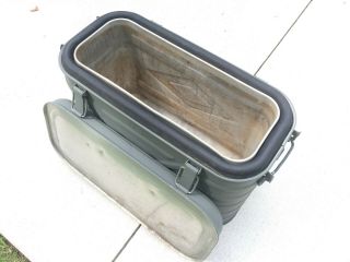 VINTAGE US MILITARY MERMITE CAN - ALUMIINUM HOT COLD FOOD COOLER CONTAINER 10