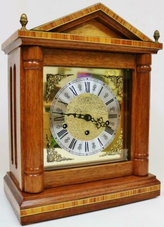 Franz Hermle 8 Day Triple Chime Musical Bracket Clock Westminster Chime Clock