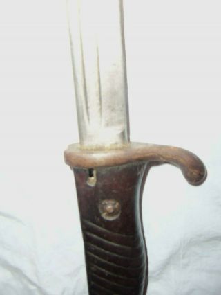 Vintage rare 1800 ' s or WWI German WKC Solingen bayonet butcher sword blade 7