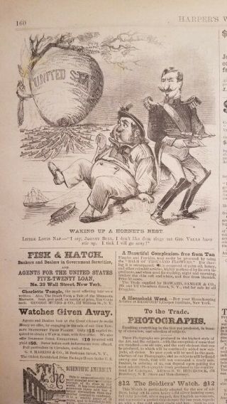 March 5 1864 Libby Prison Escape Harper ' s Weekly Newspaper Civil War Battle Map 7