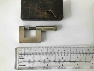 Micrometer By Elliot Brothers Opticians,  Strand London In Leather ? Case.