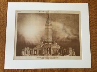 Monument To General Grant,  1890 Carrere & Hastings,  Hand Colored