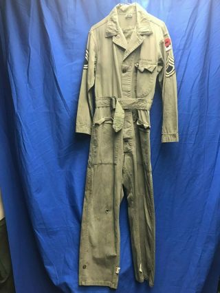 Vintage 1947 Korean War Era Named Us Second Army Hbt Coveralls Work Uniform