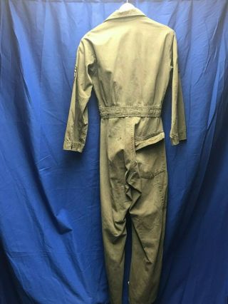 Vintage 1947 Korean War Era Named US Second Army HBT Coveralls Work Uniform 2