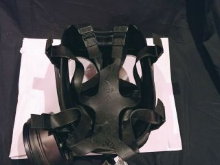 Vintage 1988 British Avon S10 gas mask Military Size 1 with 3 filters 7