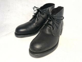 Us Navy Usn Military Chukka Deck Safety Short Boots Shoes Leather Men 