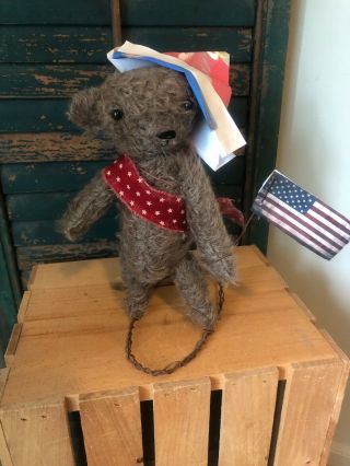 Primitive Americana Patriotic Little Bear Justice