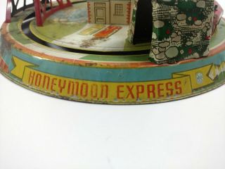 Vintage Marx Tin Litho Honeymoon Express Wind Up Train 7