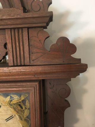 Rare Antique Seth Thomas Eclipse Parlor Clock Hanging Wall Model 3