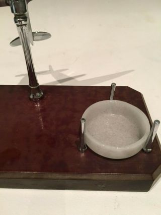 Vintage Art Deco Chrome and Bakelite Spitfire Desk Tidy 4