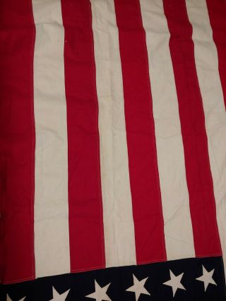 ww2 us 48 star flag 5 by 9 Philadelphia quartermaster depot ships flag military 9