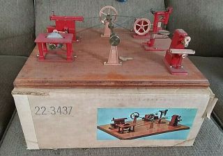 Jensen Steam Engine Model 100 Workshop,  Toy Steam Engine Vintage Toy Box