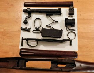 M1917,  P17,  Enfield,  Remington Wood Stock Set with Metal 8