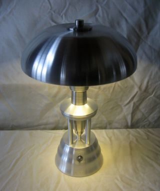 Mid Century,  Industrial,  Machine Age,  Art Deco,  Sci Fi Ufo Modern Upcycle Lamp