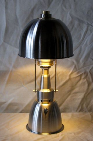 Machine Age Art Deco Mid Century Modern Industrial Sci Fi Ufo Steampunk Lamp