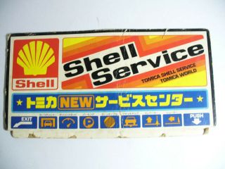 Tomy Tomica Service Center Centre Shell Gas Station 1970s item 10