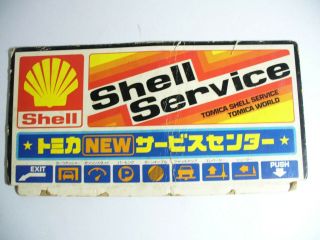 Tomy Tomica Service Center Centre Shell Gas Station 1970s item 2