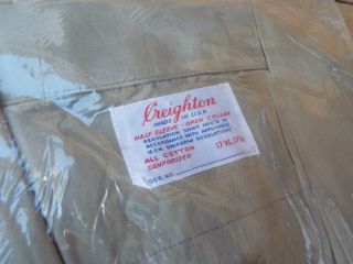 US NAVY SHIRT - Creighton U.  S.  Navy Regulation - Size 17 - 17.  5 - In Wrap TWO 2