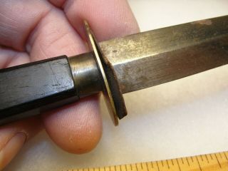 Civil War Era Hand Forged Dagger 8 5/8 " Overall Knife