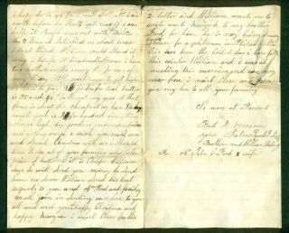 1863 MEDIA Pennsylvania CIVIL WAR LETTER RE: FEAR OF DRAFT,  HOME BUILDING,  COSTS 2