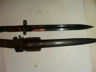 Vintage Bayonet W/ Matching Scabbard