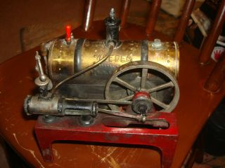 Antique Weedan Trade Mark Us Pat Off Steam Engine