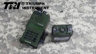 TRI AN/PRC - 152 Multiband Handheld Radio MBITR Aluminum Shell 8.  4V Walkie Talkie 7