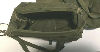 Vietnam Era M1956 Buttpack,  Canteen&Cover,  Suspenders (Belt,  GasMask Bag,  Bandolier) 5