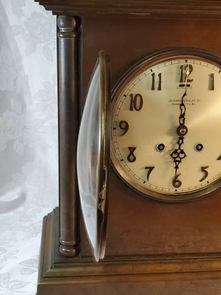Chelsea Clock - Jaccard Jewelry Co.  1910 - 14 Solid Brass Case.  Boston,  Kansas City 5