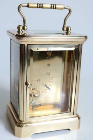 MATTHEW NORMAN SWISS CARRIAGE CLOCK Grande Corniche case STUNNING 6