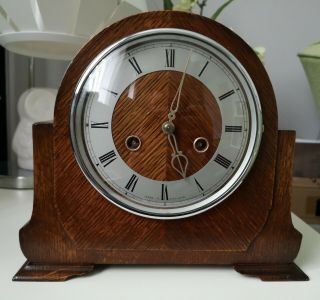 Smiths Enfield Vintage Chiming Mantel Clock (1940 