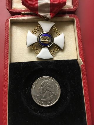 ITALY KINGDOM ORDER OF THE CROWN 3 6