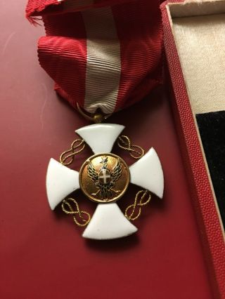 ITALY KINGDOM ORDER OF THE CROWN 3 8