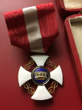ITALY KINGDOM ORDER OF THE CROWN 3 9