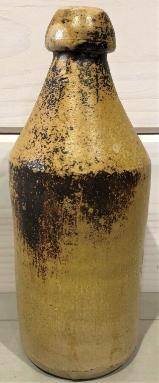 ANTIQUE PHILADELPHIA STONEWARE BEER BOTTLE IMPRESSED G.  S.  TWITCHELL G.  WHITTMORE 6