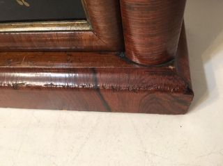 Antique Ansonia Brass & Copper Sharp Gothic Shelf Or Mantle Clock 4