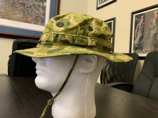 Vietnam era - U.  S.  Army style Boonie Hat,  Parachute Fabric SZ.  7 1/2,  rare 12