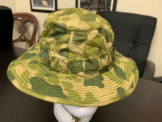 Vietnam era - U.  S.  Army style Boonie Hat,  Parachute Fabric SZ.  7 1/2,  rare 5
