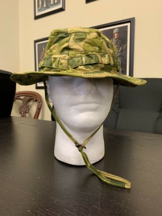 Vietnam era - U.  S.  Army style Boonie Hat,  Parachute Fabric SZ.  7 1/2,  rare 6