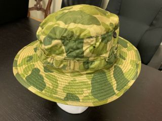Vietnam era - U.  S.  Army style Boonie Hat,  Parachute Fabric SZ.  7 1/2,  rare 9