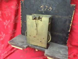 Victorian Painted Dial Grandfather Longcase Clock Movement P Miller Alloa 2