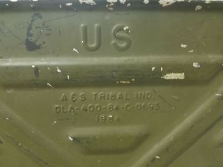 VINTAGE US MILITARY ALUMINUM INSULATED COOLER - Hot Or Cold - 1984 4